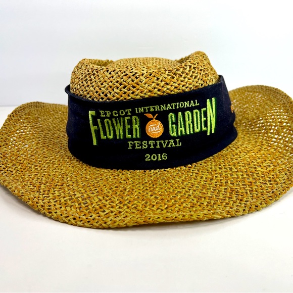 Disney Straw Hat Passholder EPCOT Flower And Garden Festival 2016 - Picture 1 of 13
